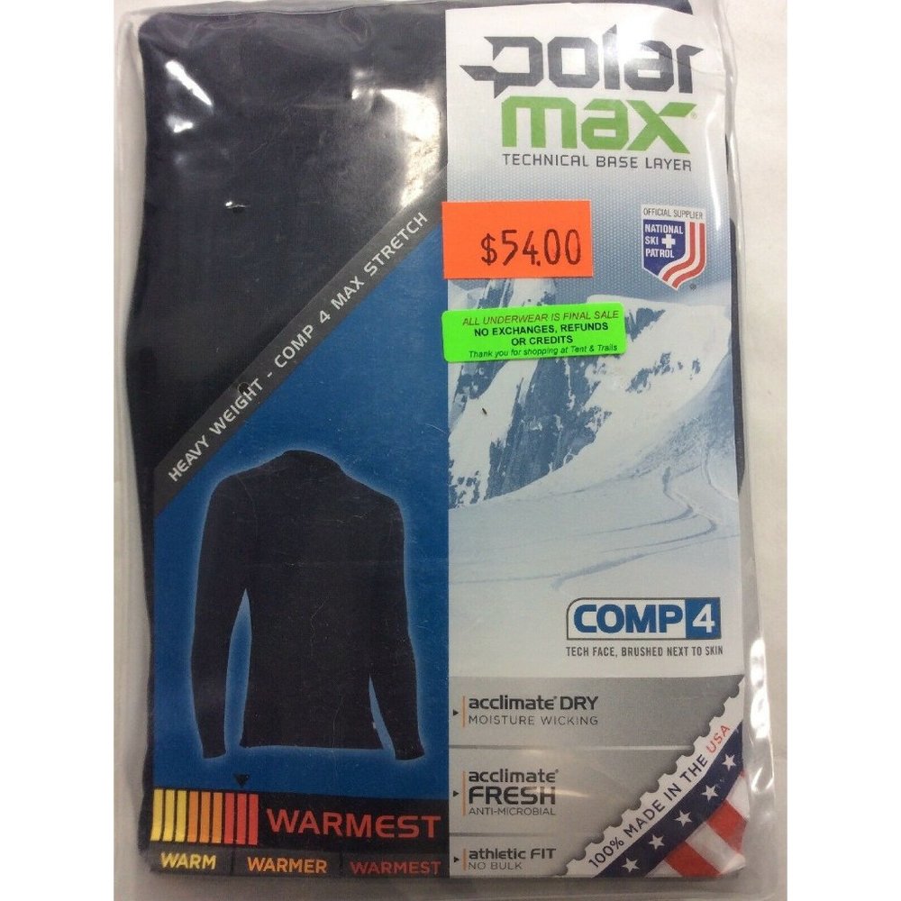 Mens PolarMax Comp 4 Technical Base Layer Top
